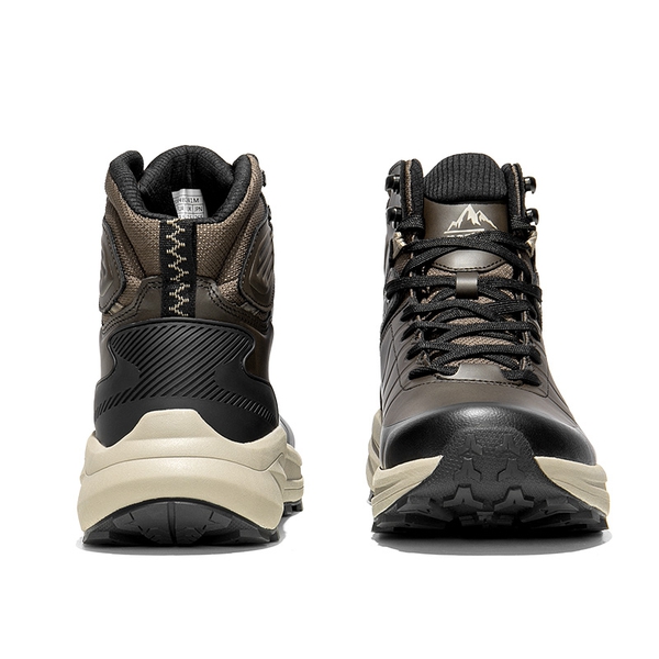 Men's Cap-Toe Waterproof Hiking Boots - DARK BROWN - 5
